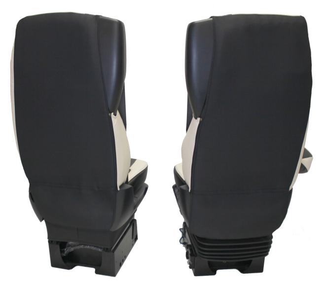 Sitzbezüge aus Kunstleder für , xf 106 mit Grammersitzen, beige, ohne Logo 