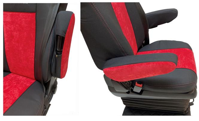 Armlehnen Bezüge 2 Stück  für Actros MP5 und MP4 beige