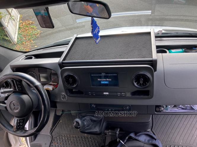 Ablagetisch für Mercedes Sprinter-Crafter ab 2019, schwarz 