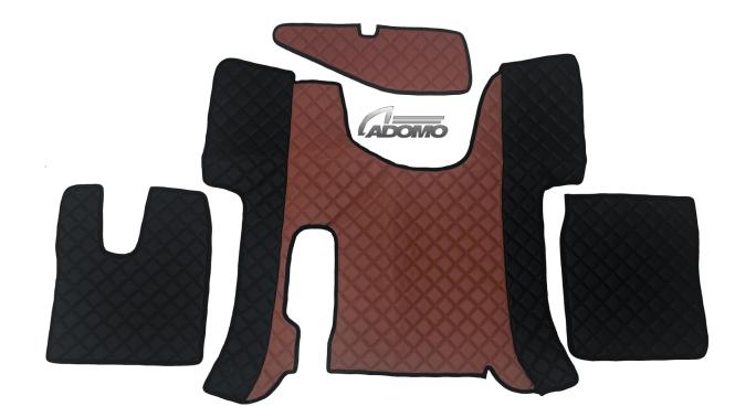 Kunstlederfußmatten Man TGS ab 2020 schwarz - braun 