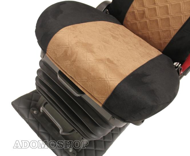 Sitzbezüge für Volvo FH Aero FH5 FH4 schwarz-braun, Old Skool 