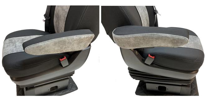 Armlehnen Bezüge für DAF XF 106 mit grammer Sitzen, 2 Stück 