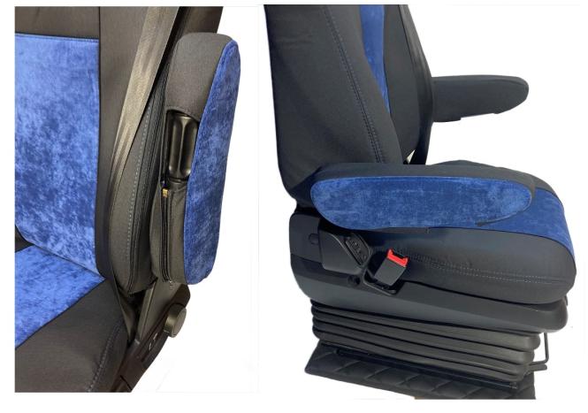 Armlehnen Bezüge 2 Stück  für Actros MP5 und MP4 beige