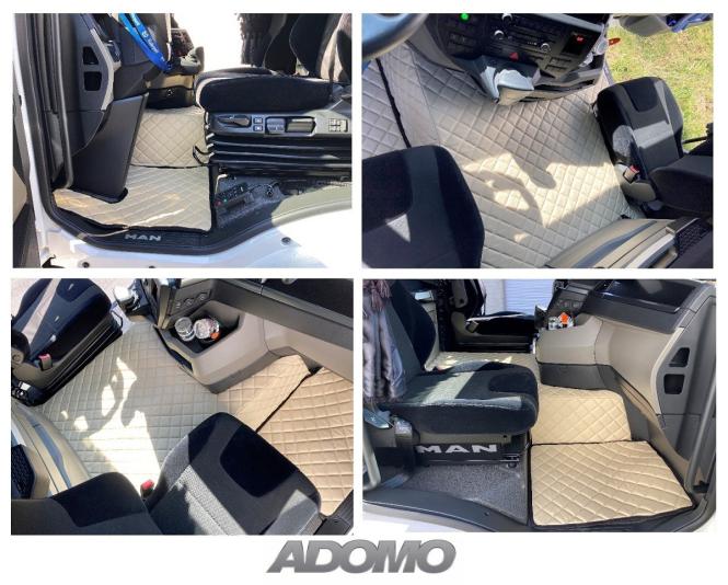 Kunstlederfußmatten Man TGS ab 2020 beige 