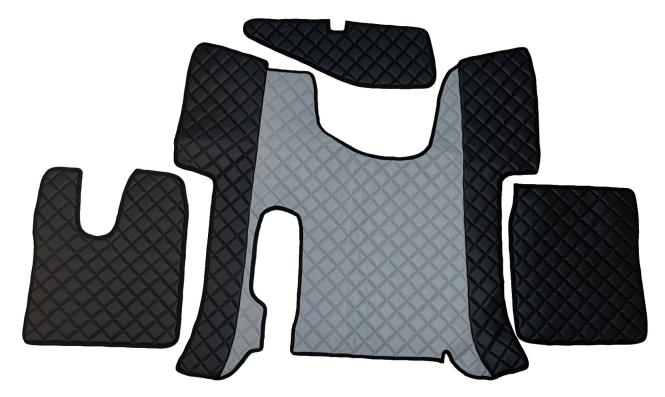 Kunstlederfußmatten Man TGS ab 2020 schwarz - grau 