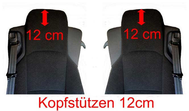 Sitzbezüge für MP5 MP4 ACTROS L ab 2024 schwarz-beige Beifahrersitz klappbar Old Skool 
