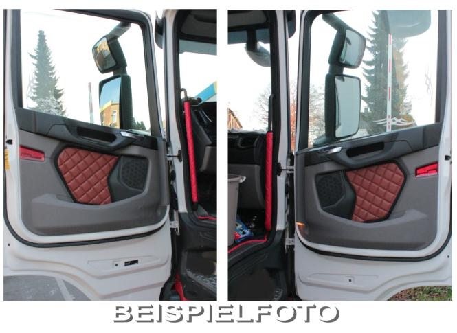 Türverkleidung für Scania S und R New Generation ab 2017, Kunstleder in braun-matt SUPER 