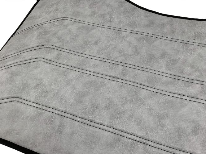 Kunstlederfußmatten Set für MP5 und MP4, luftgefederter Beifahrersitz, Kunstleder glatt mit extra Steppung 