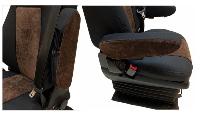 Armlehnen Bezüge 2 Stück  für Actros MP5 und MP4 beige