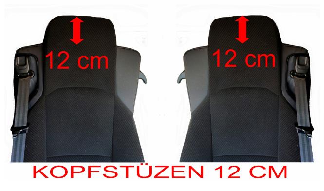 Sitzbezüge für Actros L ab 2022 MP5 und MP4 Beifahrersitz luftgefedert schwarz-beige Old Skool 