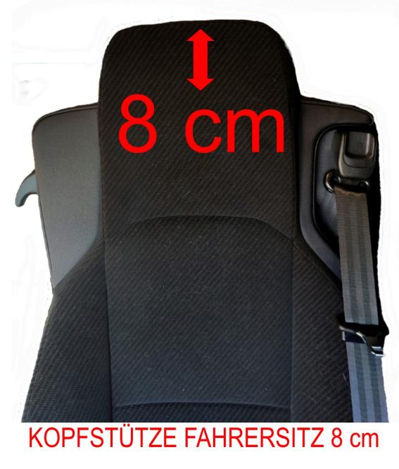 Sitzbezüge für Actros L ab 2022 MP5 und MP4 mit Sitzecke-Solostar schwarz-beige Old Skool 