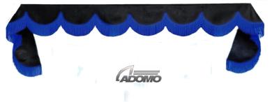 Frontscheibenborde in schwarz-blau für Man Scania Volvo Mercedes Iveco Daf Renault
