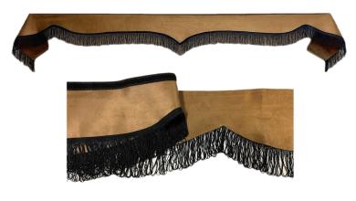 Frontscheibenborde in braun-schwarz für Man Scania Volvo Mercedes Iveco Daf Renault