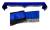 Frontscheibenborde in blau-schwarz für Man Scania Volvo Mercedes Iveco Daf Renault