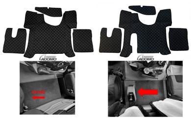 Kunstlederfußmatten Man TGS ab 2020 schwarz