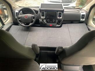 Zusatzbett, Matratze, Camperbett für Fiat Ducato, 3-Teilig mit Transporttasche, schwarz