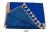 Lkw Gardinen für Actros MP5 und MP4, gratis Gardinenhaken, blau-beige