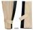 2 Seitengardinen für Iveco S-Way, Hi-Way, Stralis beige- schwarz OHNE oder MIT old skool