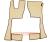 Kunstleder Fussmatten Actros MP5/Mp4 schmales Haus Tunnel beige-matt