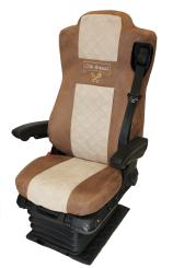 Sitzbezug NUR Fahrerseite für MP5 MP4 ACTROS L ab 2024 braun - beige