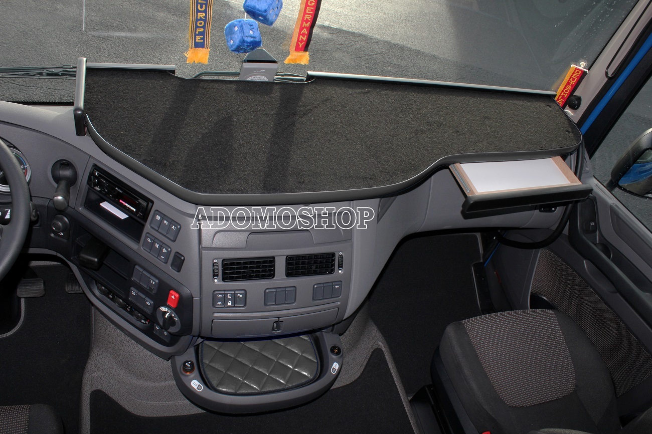 Adomo Ablagetisch für DAF XF 106,Schublade, schwarz LKWZubehör