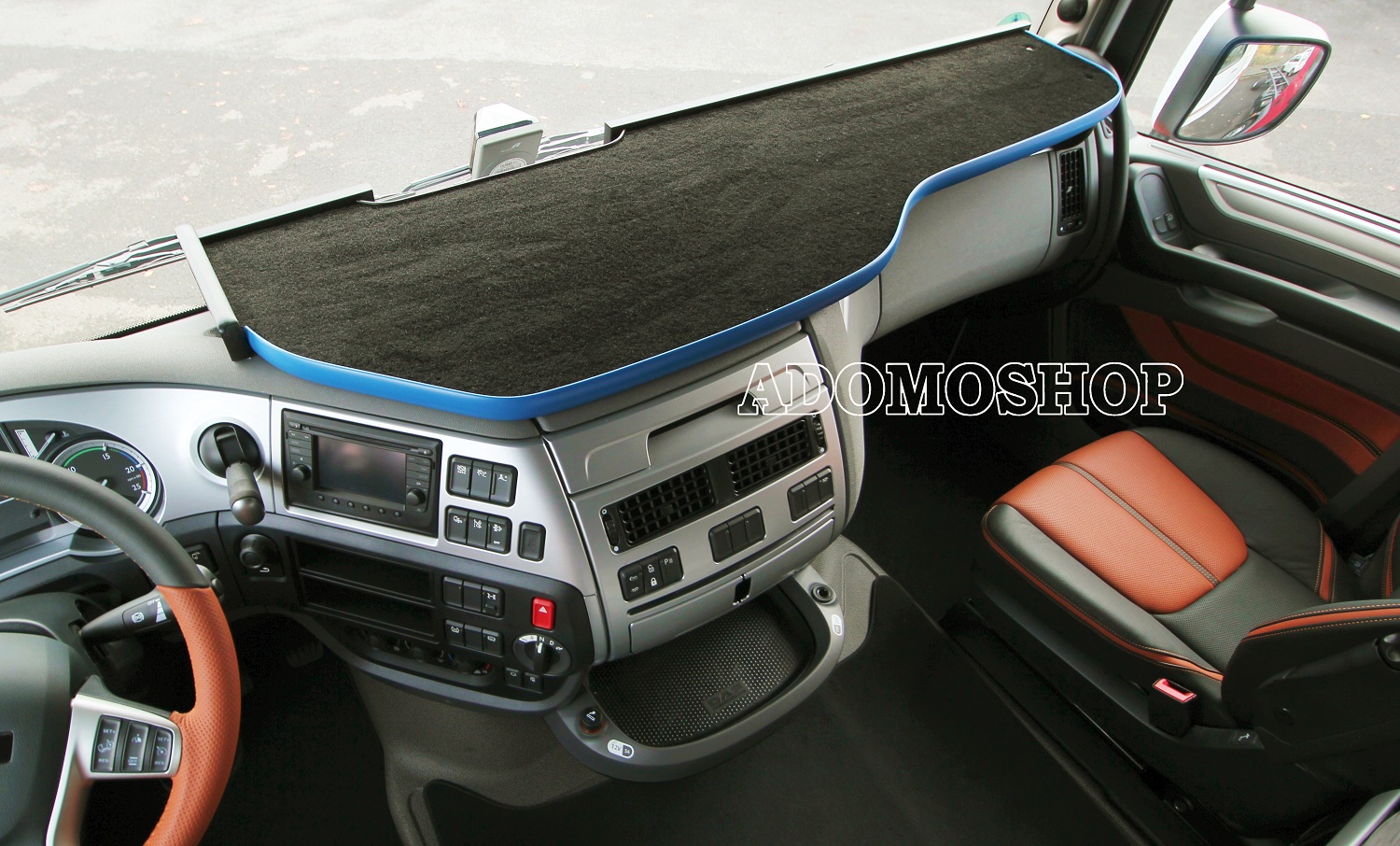 Adomo Ablagetisch für DAF XF 106, schwarz blau LKWZubehör
