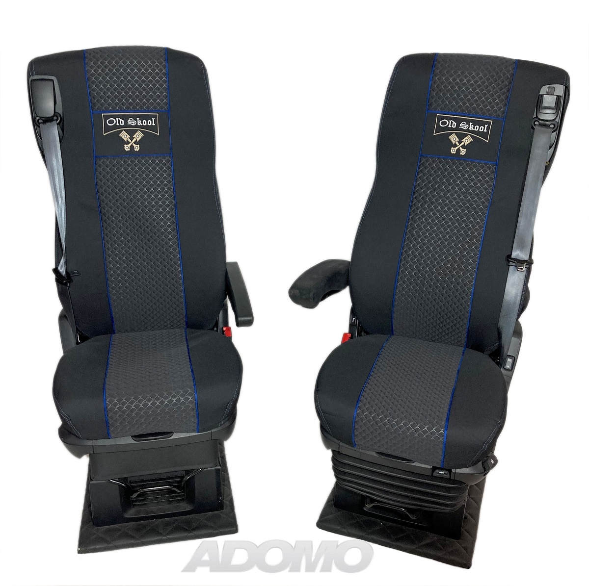 LKW Sitzbezüge Für DAF XG/XF Ab 2022 - Öko-Leder Bezüge Für Fahrer- & Beifahrersitz