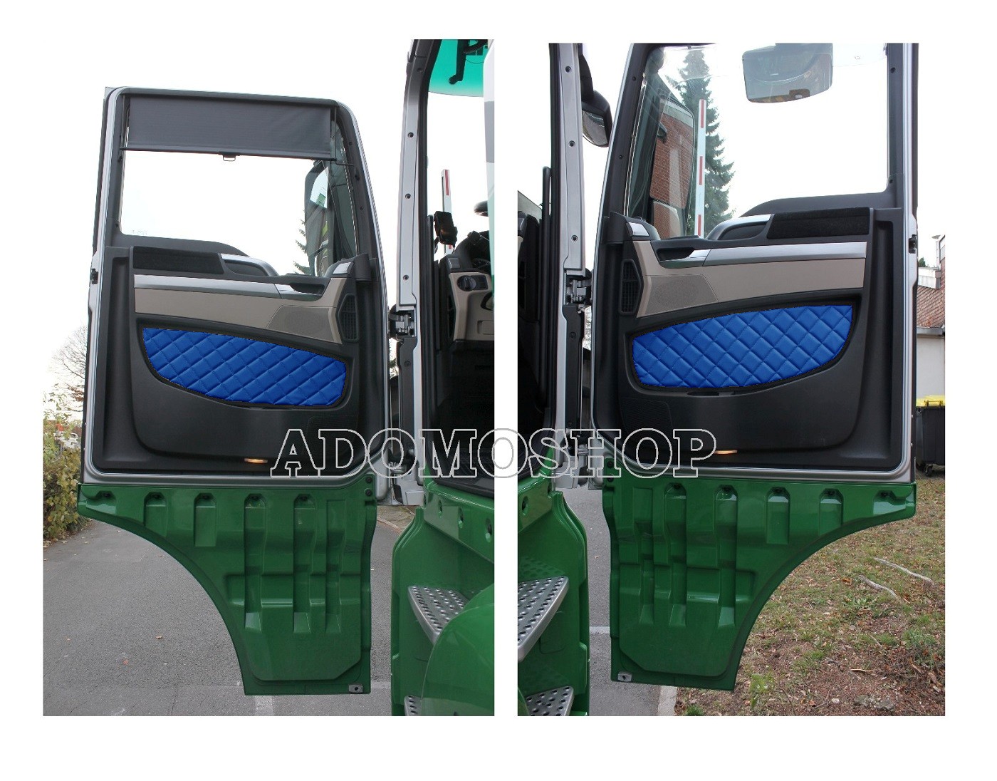 Adomo LKW-Shop  Türverkleidung für MAN TGX, TGS,TGL, Kunstleder in blau-schwarze  Umrandung-matt - 1����&amp;amp;amp;amp;amp;amp;amp;amp;amp;amp;amp;amp;amp;amp;amp;amp;amp;amp;amp;amp;amp;amp;amp;amp;amp;amp;amp;amp;amp;amp;amp;amp;amp;amp;amp;amp;amp