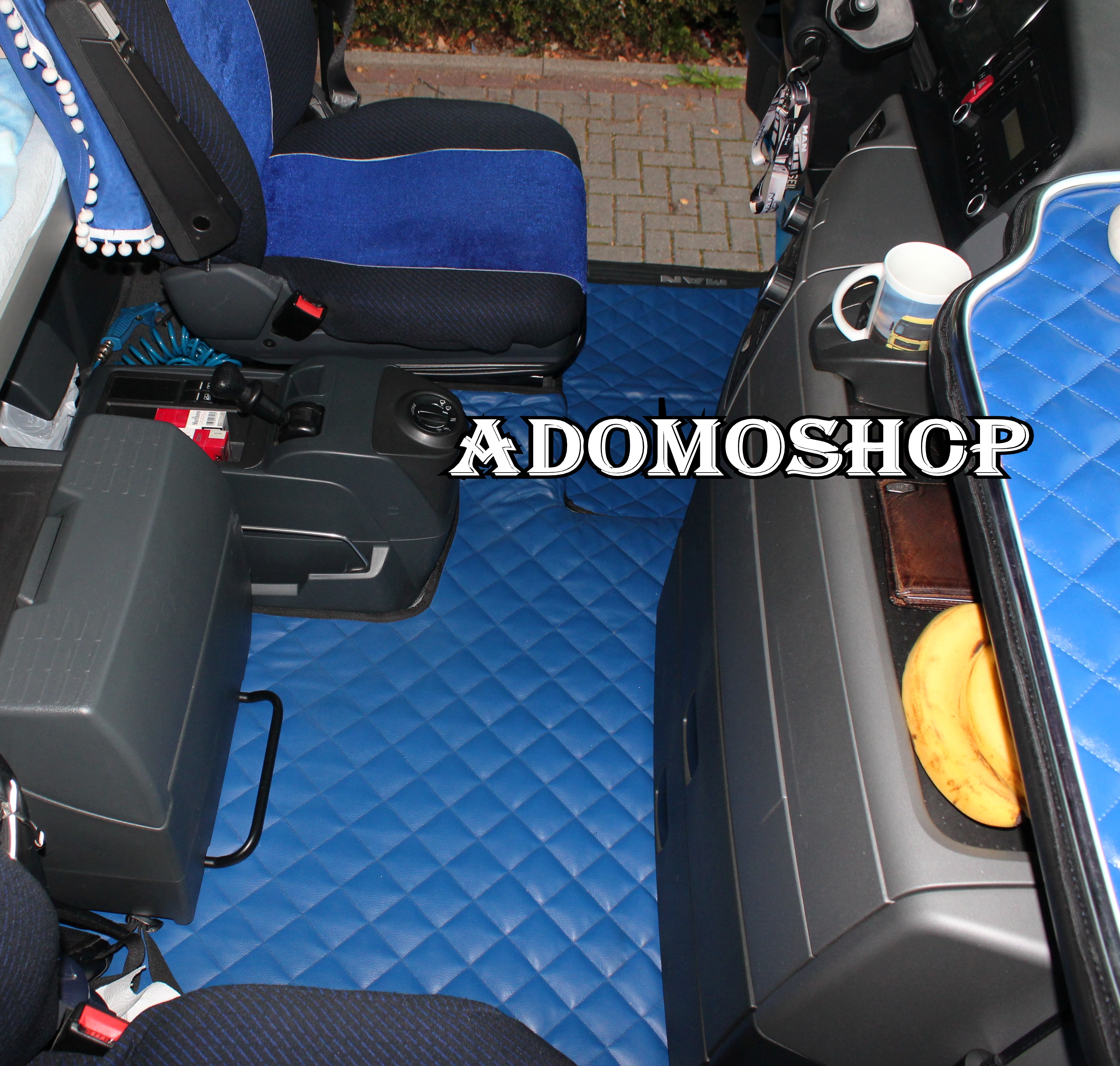 LKW Truck Sitzbezüge Für MAN TGA 2008-2015 Schonbezüge Öko-Leder BEIGE