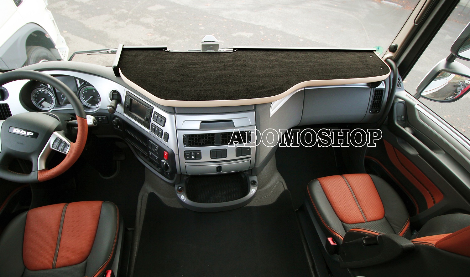 Adomo Ablagetisch für DAF XF 106, schwarzbeige LKWZubehör